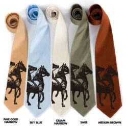 High Horse Necktie Mens Horse Tie Assorted Colors Cyberoptix Tie Lab FW20