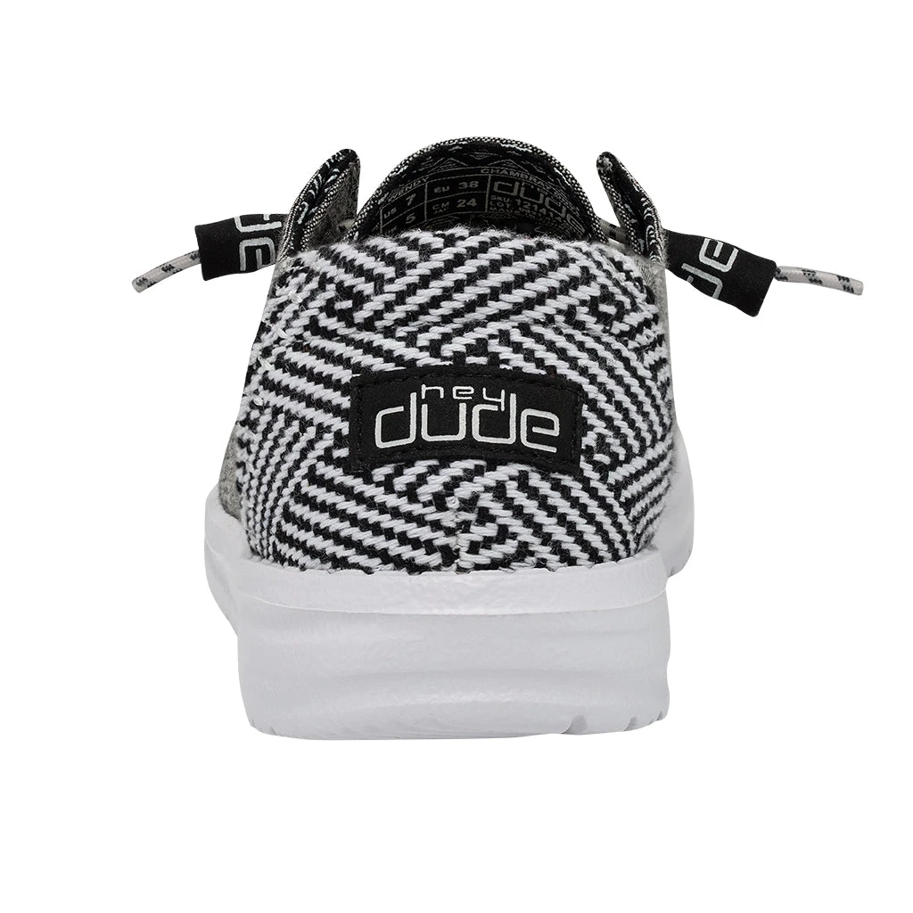 HEY DUDE WOMEN'S WENDY CHAMBRAY ONYX - 121414203 - Image 4