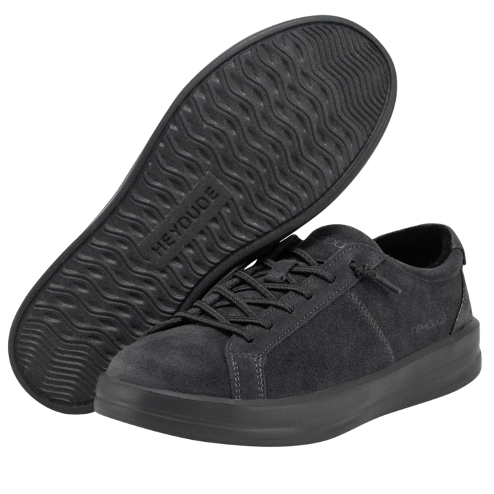 HEY DUDE WOMEN'S KARINA SUEDE GRANITE - 122113045 - Image 3