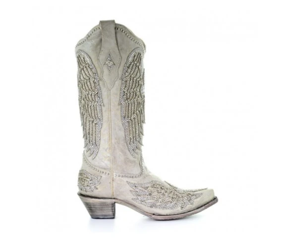 Corral Boots Corral A3571 Womens Ld Cross & Wings SS23 - Image 6