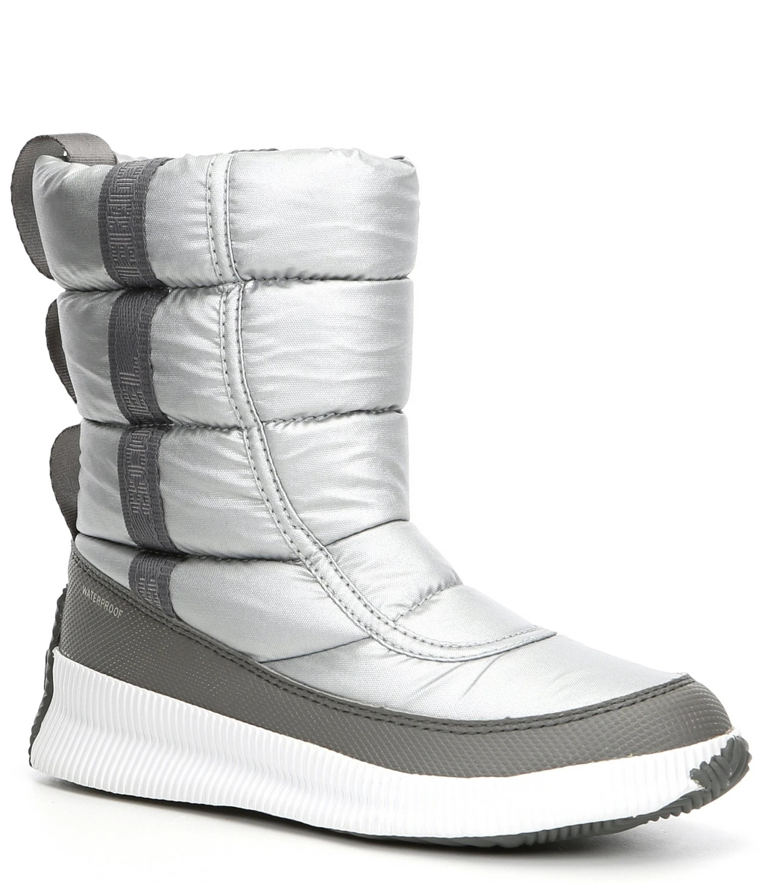 Sorel Out N About Puffy Mid Boot Pure Silver