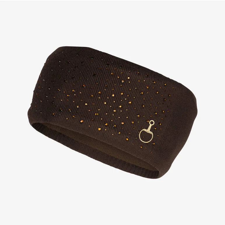 Horze Leona Womens Knitted Headband With Crystals 30871 - Image 4