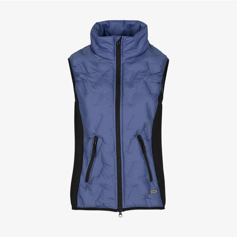Horze Women's Shelly Light Padded Marlin Blue Vest - Image 2