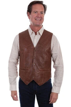 Scully 1035 Men's Leather Vest