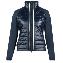 Horze Robyn Womens Combo Jacket In Navy 33463