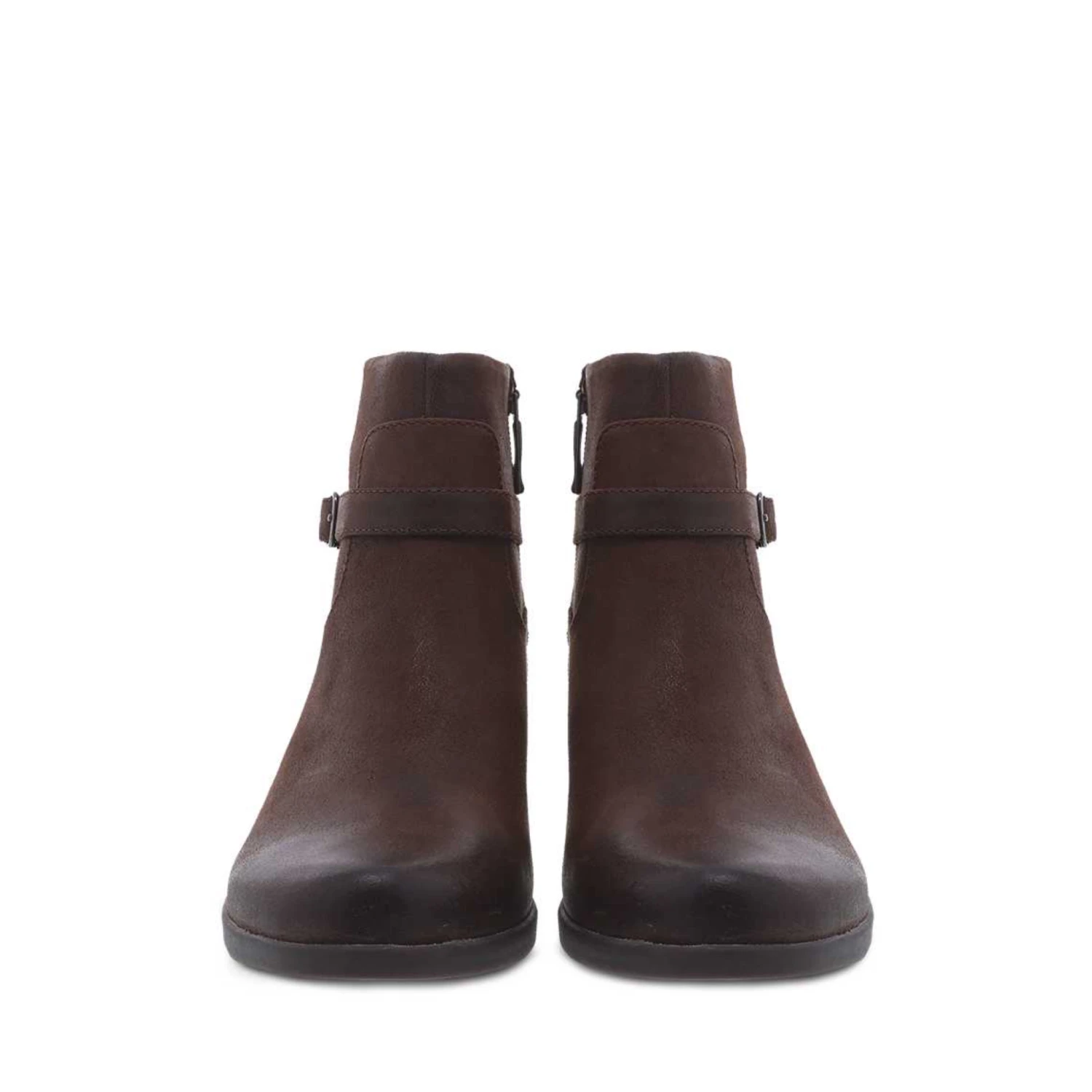 DANSKO WOMEN'S CAGNEY BROWN BURNISHED SUEDE BOOTS - 3217532300 - Image 4