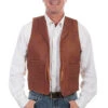 Scully Men's Classic Leather Vest 535044