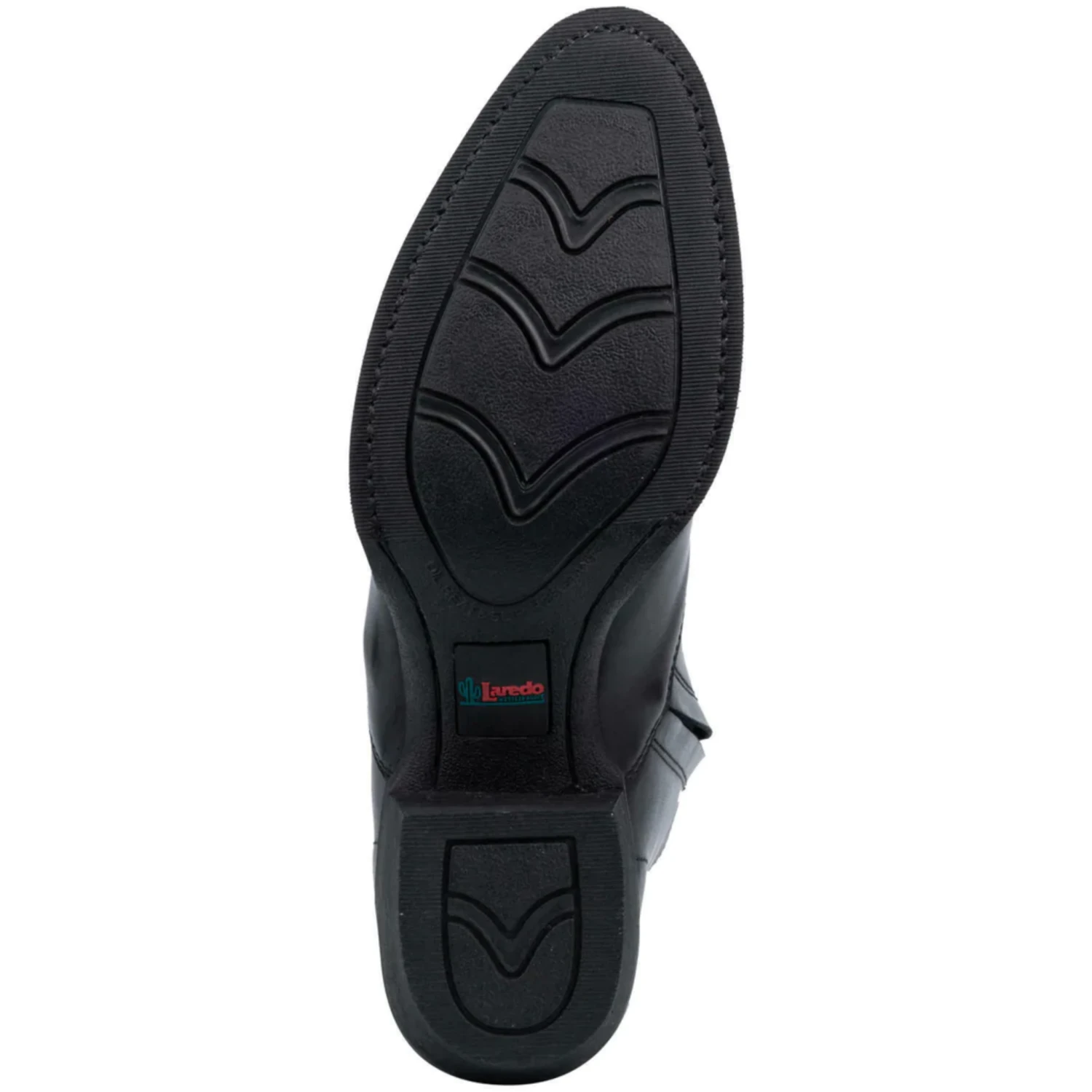 LAREDO MEN'S BLACK SIDE ZIPPER WESTERN BOOT - 62070 - Image 6