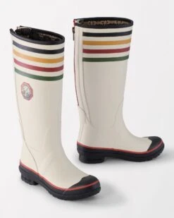 Pendleton National Park Tall Rain Boot In Glacier White