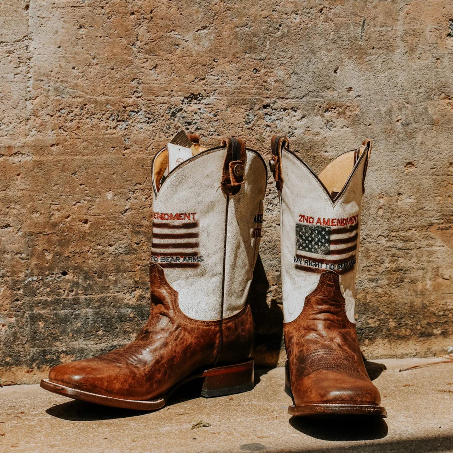 ROPER MEN'S AMERICA STRONG FLAG WESTERN BOOT - 0902082558503 - Image 4