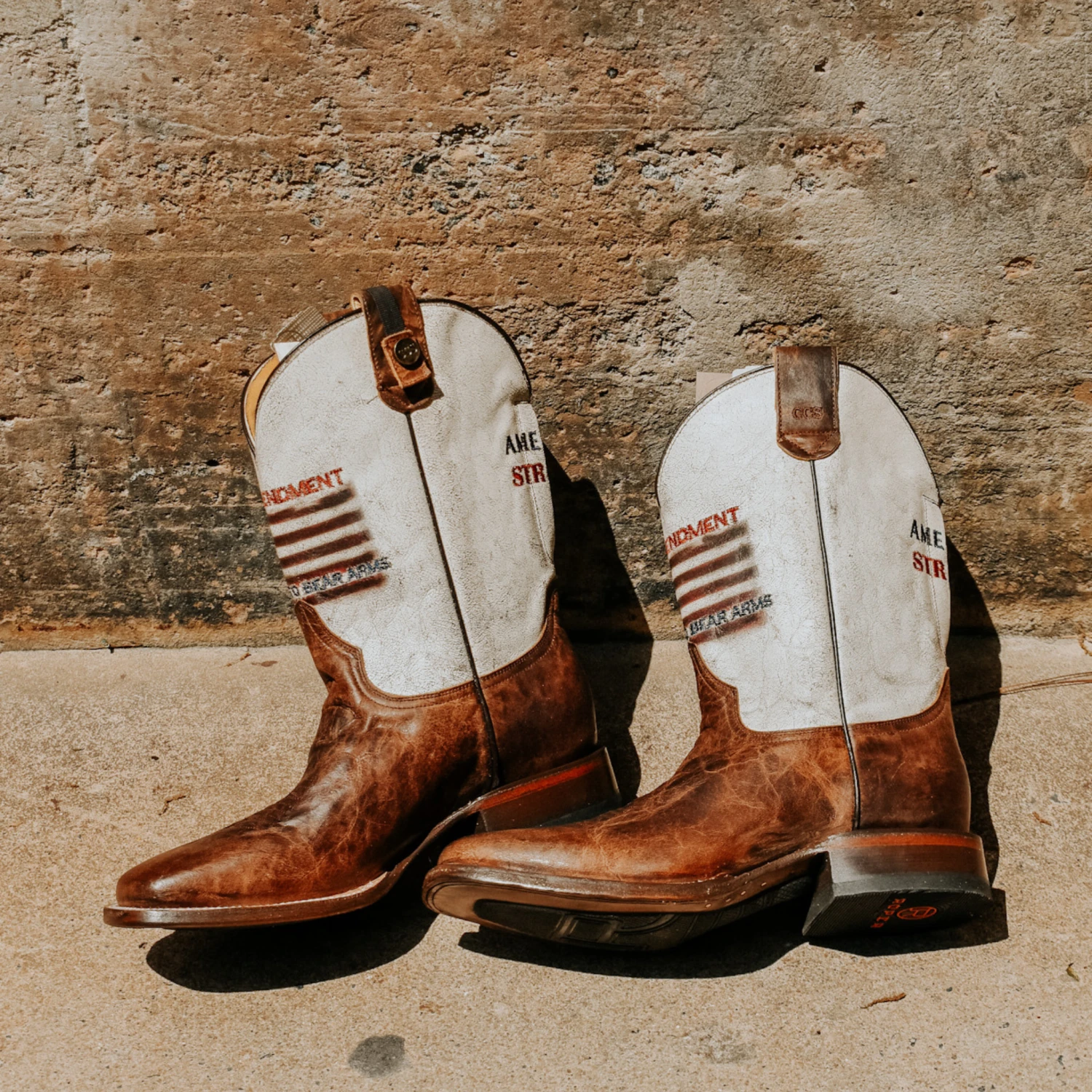 ROPER MEN'S AMERICA STRONG FLAG WESTERN BOOT - 0902082558503 - Image 5