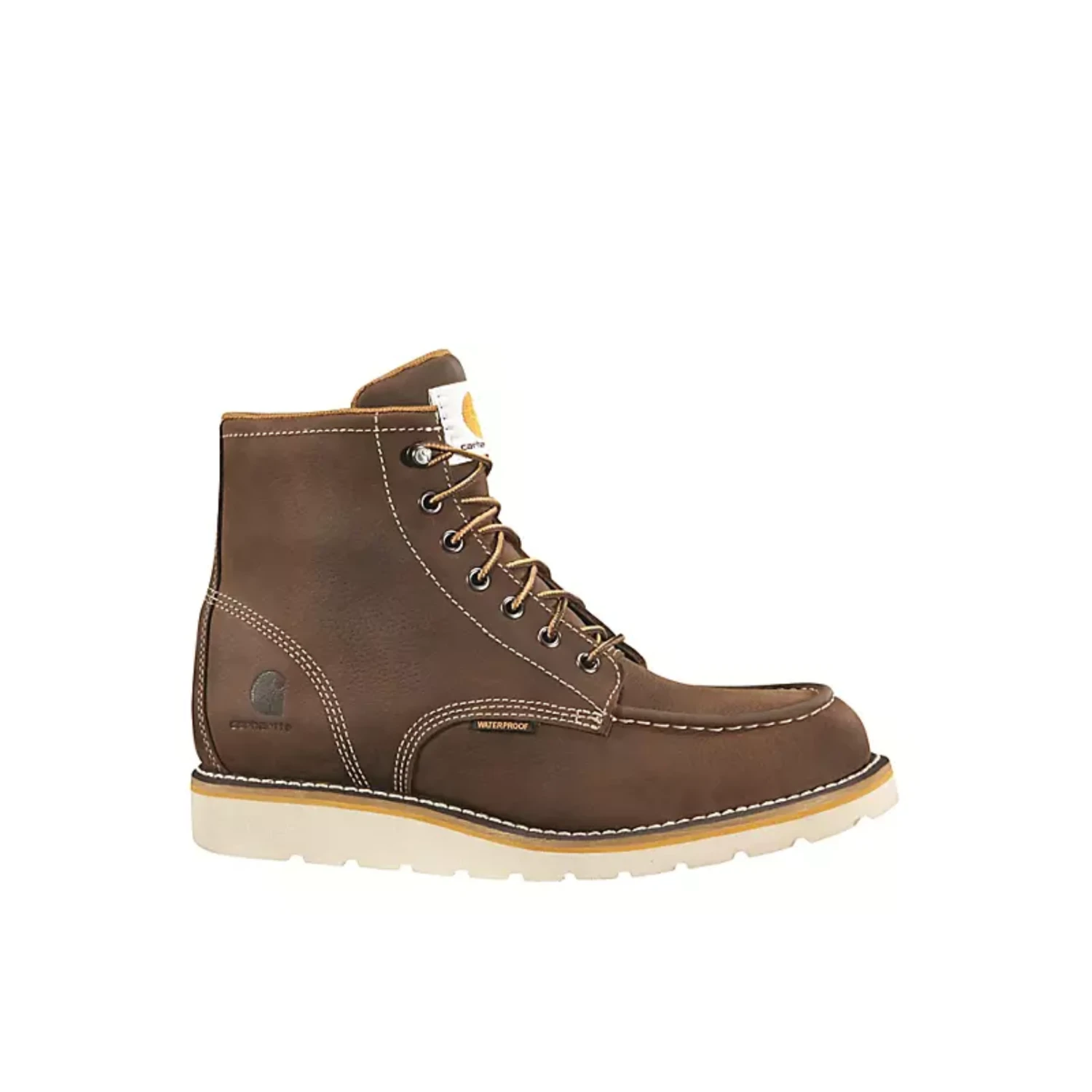 CARHARTT MEN'S 6IN STEEL WATERPROOF WEDGE WORK BOOT - CMW6295 - Image 2