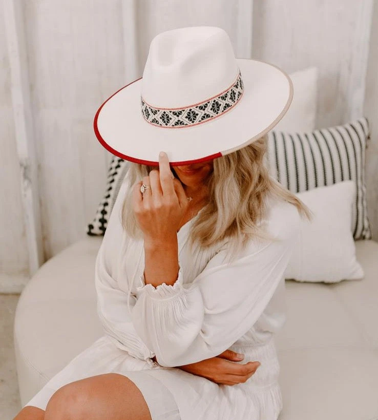 American Hat FAZENDA Wide Brim Felt FEDORA FW22 - Image 2