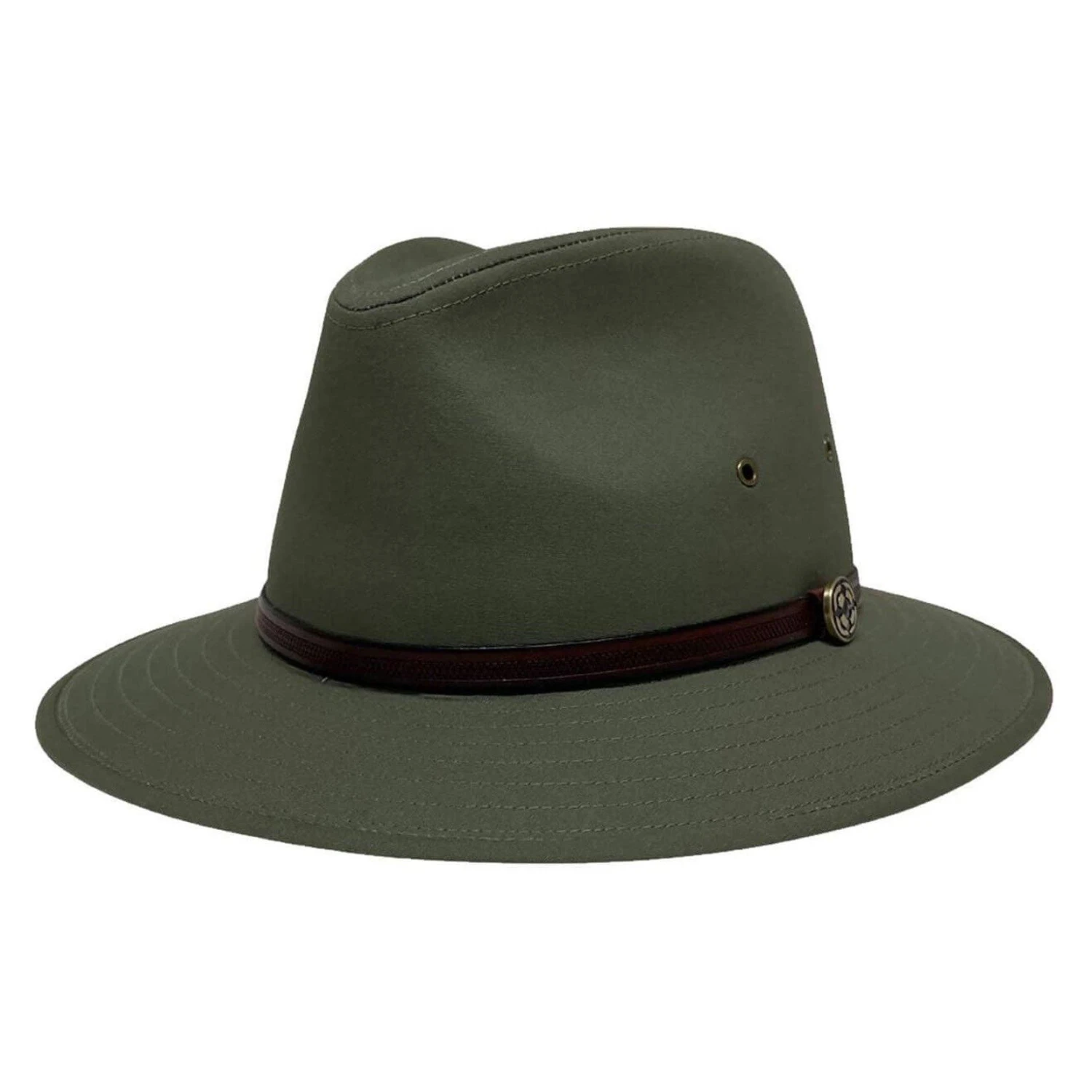 American Hat Walkabout In Olive FW22 - Image 2