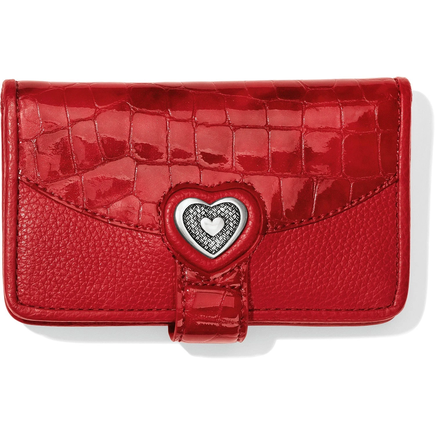 Brighton Women's Bellissimo RED Heart Card Wallet