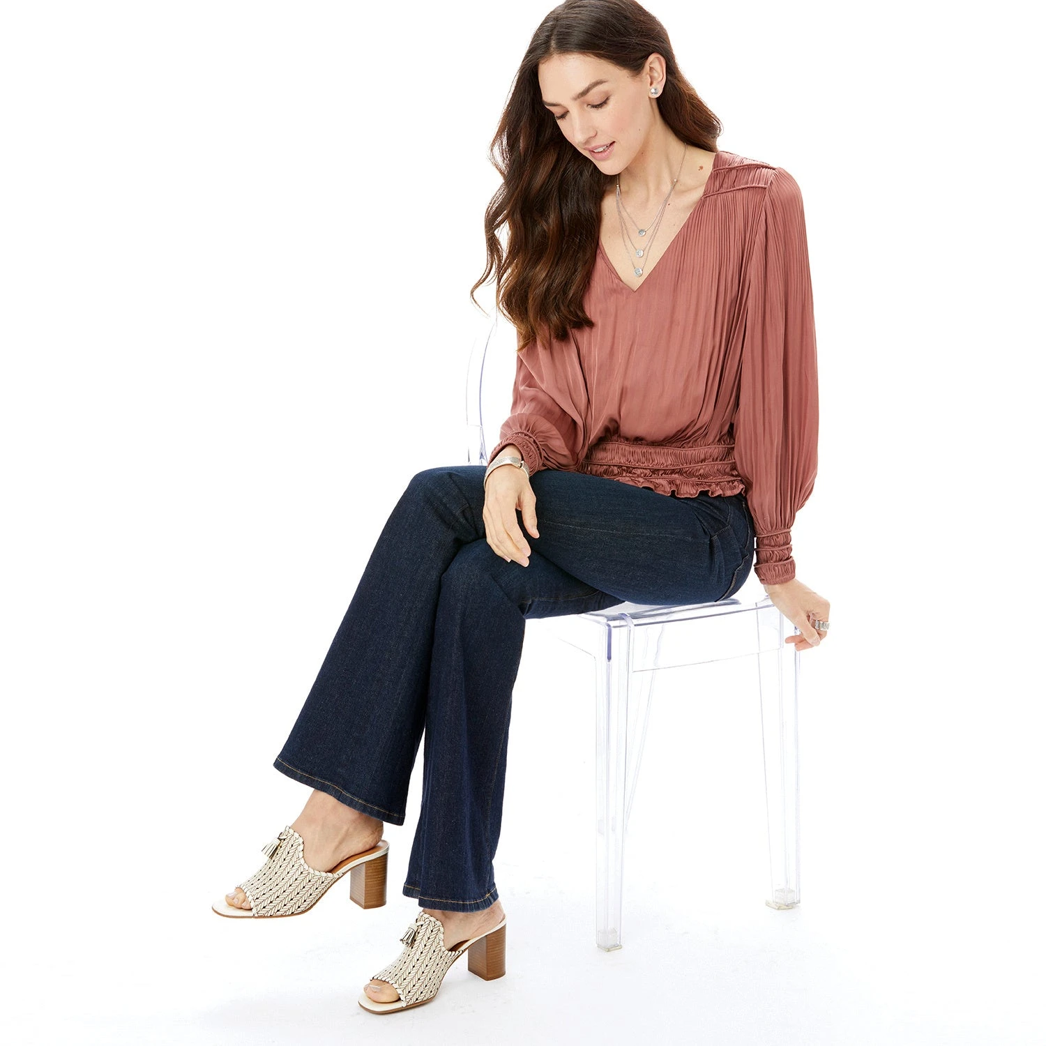 Brighton Rhea Sandals In White - Image 3