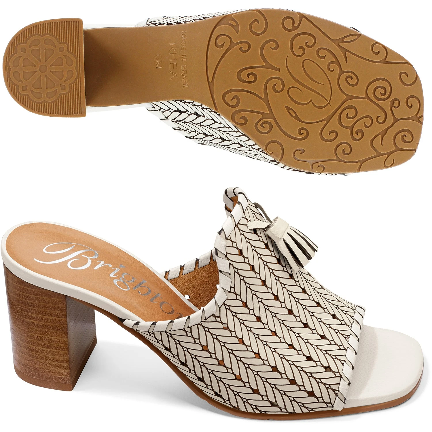 Brighton Rhea Sandals In White - Image 4