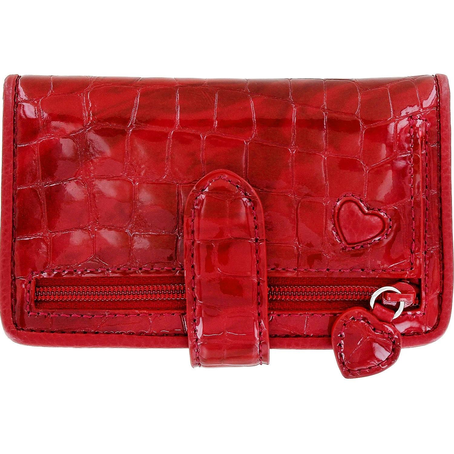 Brighton Women's Bellissimo RED Heart Card Wallet - Image 3