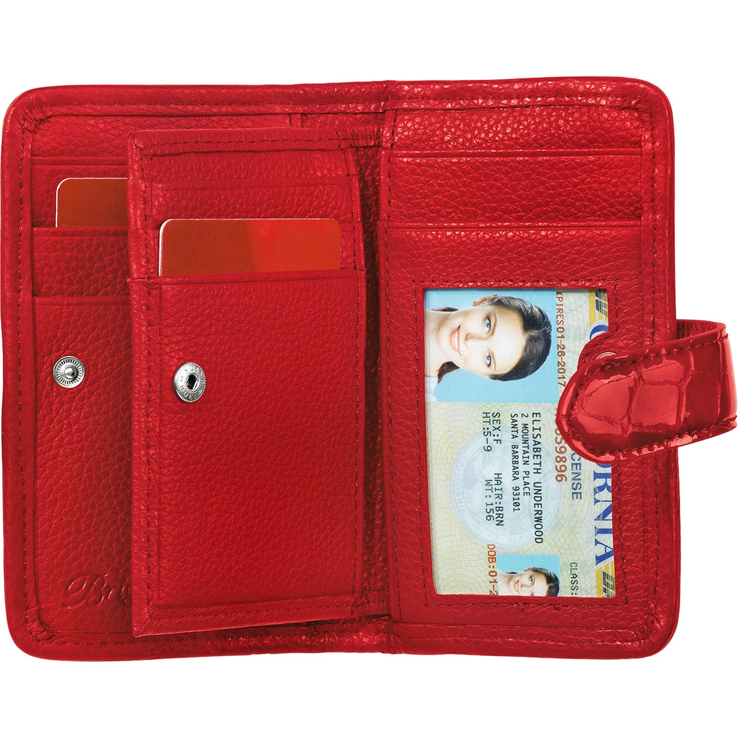 Brighton Women's Bellissimo RED Heart Card Wallet - Image 2