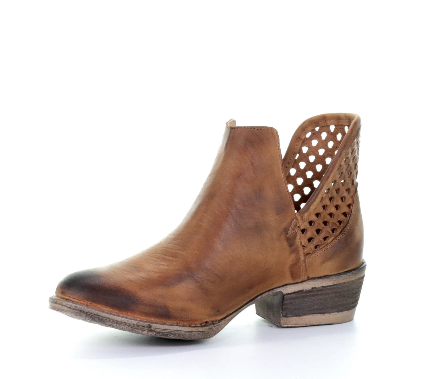 Corral Boots Circle G By Corral Q5027 Women's Shortie In Brown - Image 5