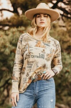 Double D Ranch Life Outdoor Tee T3525