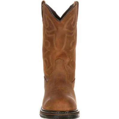 ROCKY ORIGINAL RIDE BRANSON ROPER WATERPROOF WESTERN BOOT- 2733 - Image 3