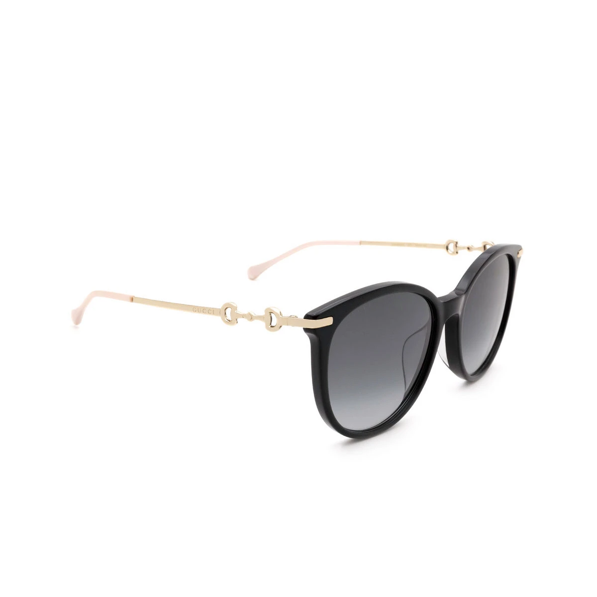 Gucci Horse Bit Equestrian Style Women's Sunglasses In Black Gold GG0885SA- 001 - Image 3