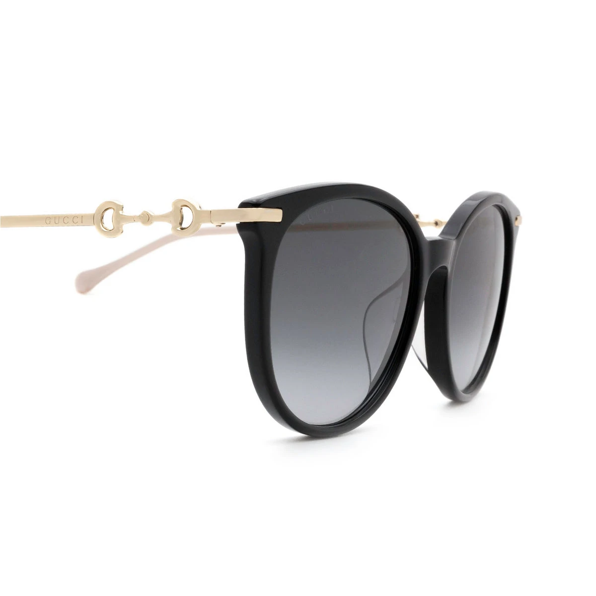 Gucci Horse Bit Equestrian Style Women's Sunglasses In Black Gold GG0885SA- 001 - Image 4