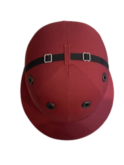 Charles Owens Polo Sovereign Helmet NOCSAE POLO Safety In Maroon