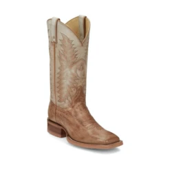 JUSTIN MEN'S BRECK SMOOTH OSTRICH WESTERN BOOT - JE800