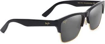 Maui Jim Perico Grey Black Gloss With Gold DBS853-03