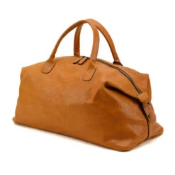 Moore & Giles Benedict Weekend Bag In Saddle