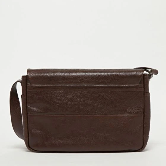 Moore & Giles Sackett Messenger Bag In American Bison - Image 3