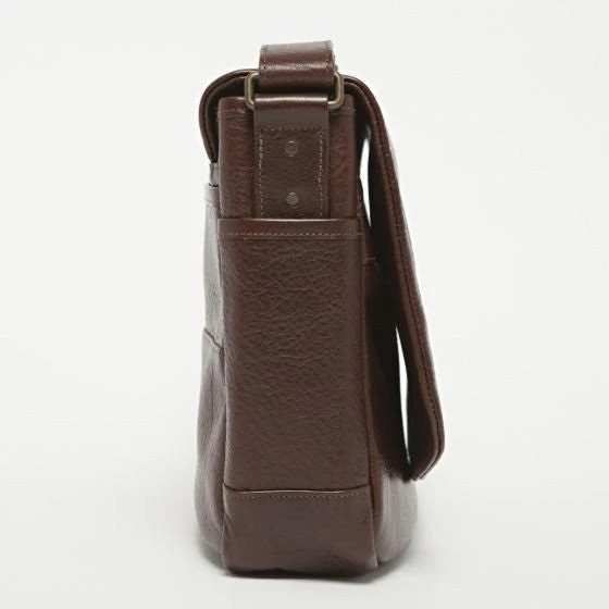 Moore & Giles Sackett Messenger Bag In American Bison - Image 2