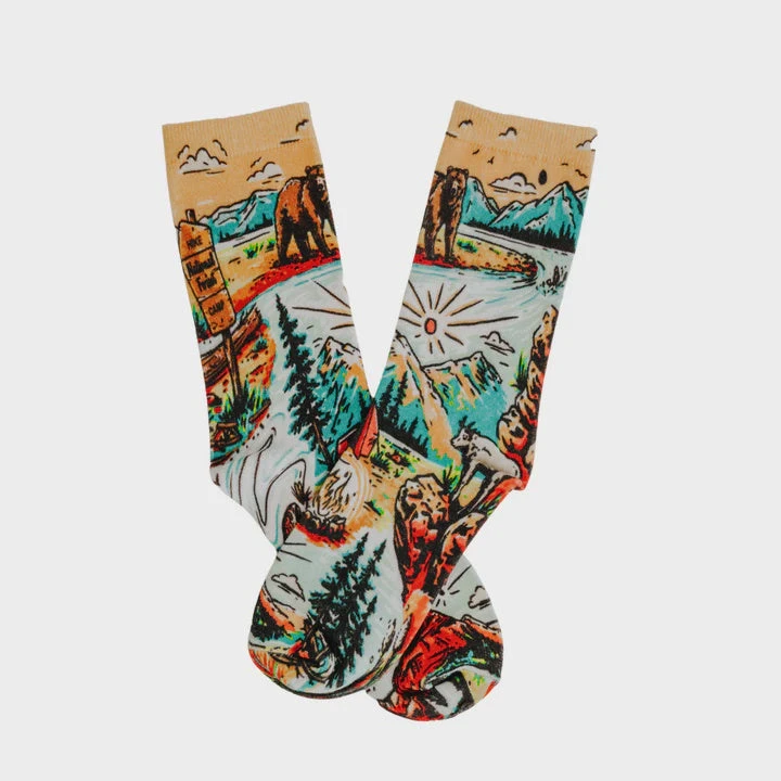 Original Design Montana National Forrest Design Unisex Socks