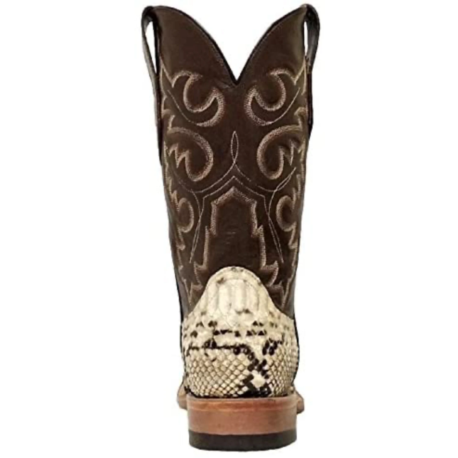 COWTOWN MEN'S SHORT SNAKE SKIN BOOT - H1809 - Image 3
