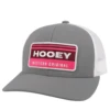 HOOEY HORIZON GREY WHITE TRUCKER HAT - 2035T