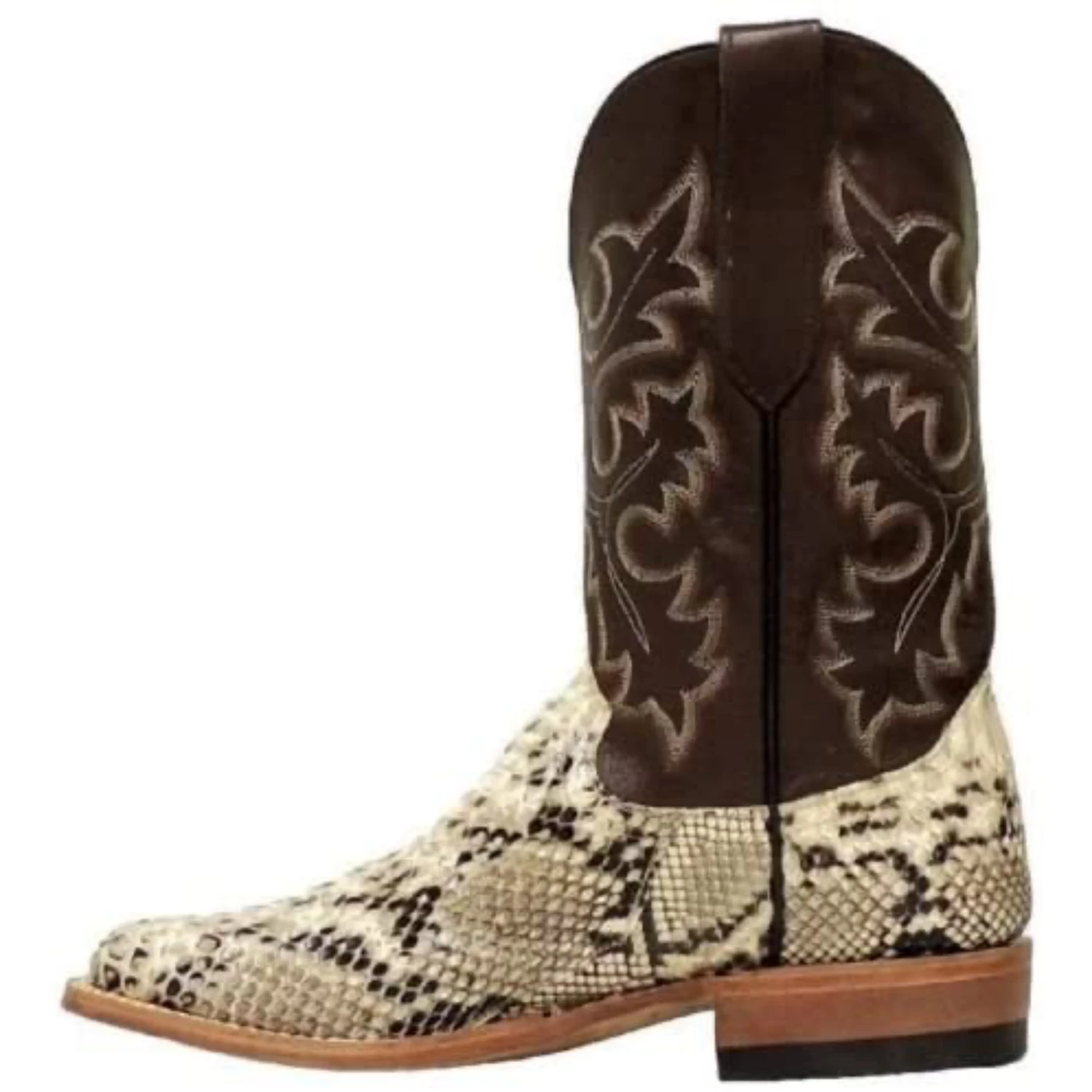 COWTOWN MEN'S SHORT SNAKE SKIN BOOT - H1809 - Image 2