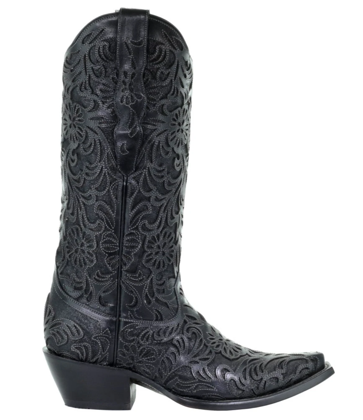 CORRAL WOMEN'S BLACK FULL INLAY BOOT - G1417 - Image 2