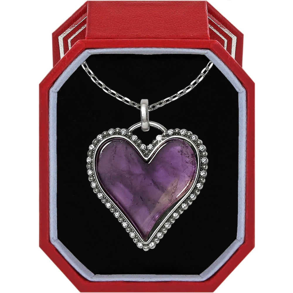 Brighton Twinkle Amor Amethyst Necklace Gift Box JD2183
