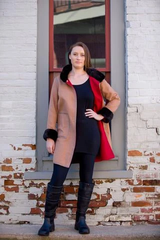 Bergen Of Norway Kari - White Cashmere Mink Coat - Image 2