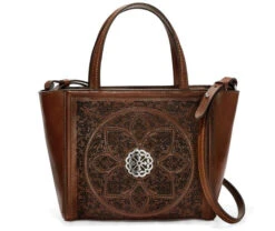 Brighton Calla Satchel In Whiskey H3701W