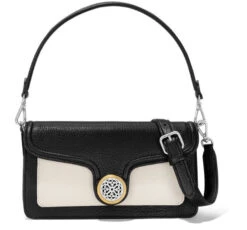 Brighton Pascale Shoulder Bag In Black/White