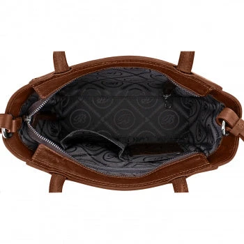 Brighton Calla Satchel In Whiskey H3701W - Image 2
