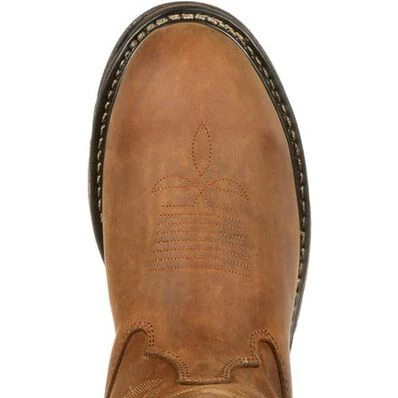 ROCKY ORIGINAL RIDE BRANSON ROPER WATERPROOF WESTERN BOOT- 2733 - Image 6