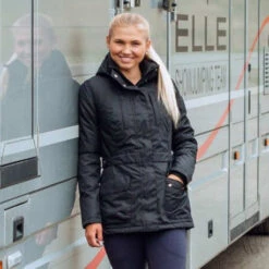 Horze Women's Jadine Winter Jacket In Black