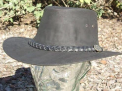 Kangaroo Leather Hat By Outback Survival Gear