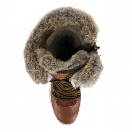 Santana Canada Women's Luxury Winter Boot Marinda In Cognac Made In Italy - Image 5