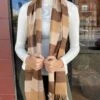 Simply Natural Buffalo Scarf In Brown